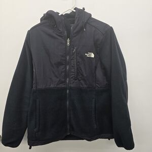 The North Face Women's Large Blue Fleece Jacket Two-Tone, Full Zip (A24)